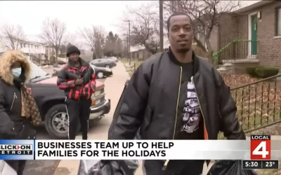 ‘It’s a blessing’ — Detroit businesses team up to help families for the holidays